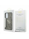 Guess Guess PU 4G Metal Logo Stražnji Poklopac za Samsung Galaxy A37 Brown