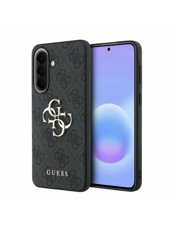 Guess Guess PU 4G Metal Logo Stražnji Poklopac za Samsung Galaxy A57 Grey