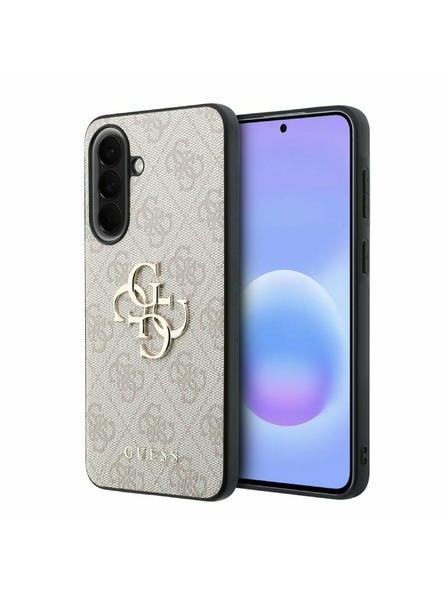 Guess Guess PU 4G Metal Logo Stražnji Poklopac za Samsung Galaxy A57 Pink