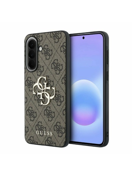 Guess Guess PU 4G Metal Logo Stražnji Poklopac za Samsung Galaxy A57 Brown