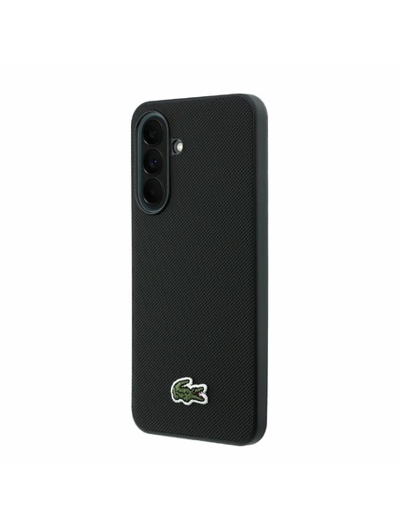 Lacoste Lacoste Iconic Petit Pique Woven Logo MagSafe Stražnji Poklopac za Samsung Galaxy A37 Black