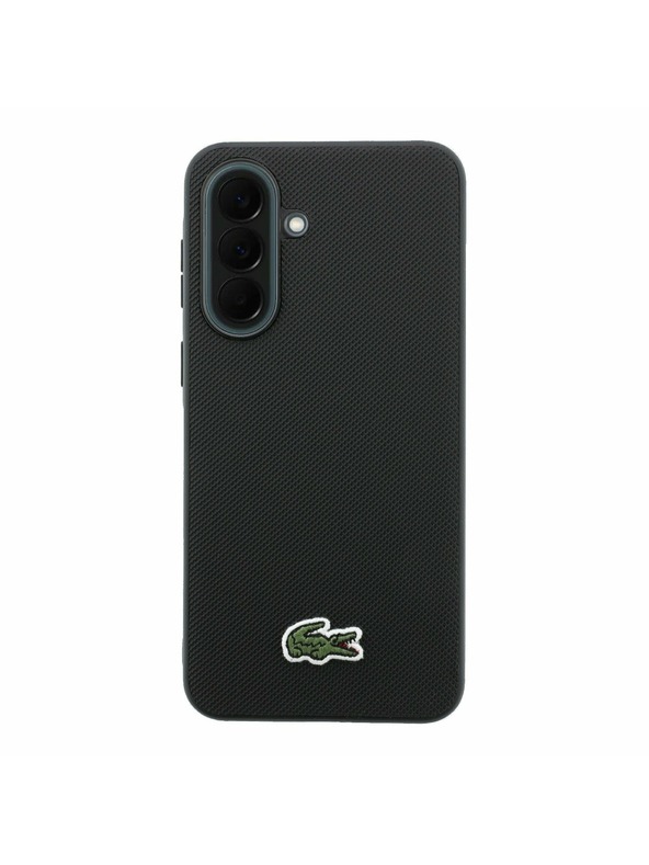 Lacoste Lacoste Iconic Petit Pique Woven Logo MagSafe Stražnji Poklopac za Samsung Galaxy A37 Black
