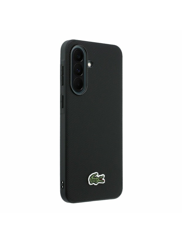 Lacoste Lacoste Iconic Petit Pique Woven Logo MagSafe Stražnji Poklopac za Samsung Galaxy A37 Black