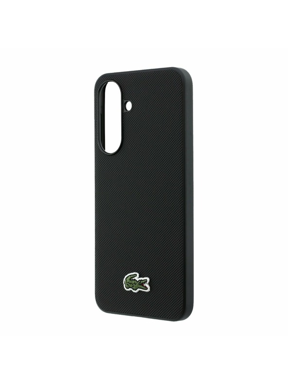 Lacoste Lacoste Iconic Petit Pique Woven Logo MagSafe Stražnji Poklopac za Samsung Galaxy A37 Black