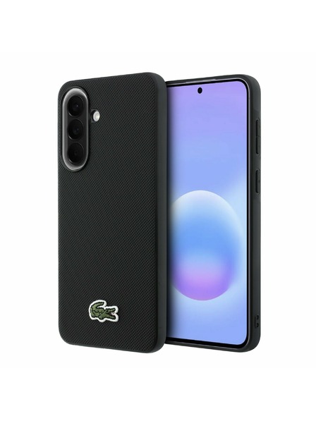 Lacoste Lacoste Iconic Petit Pique Woven Logo MagSafe Stražnji Poklopac za Samsung Galaxy A57 Black
