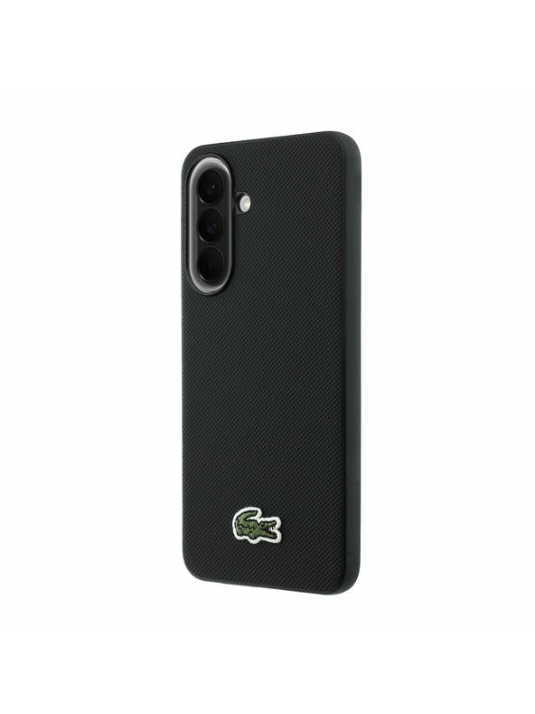 Lacoste Lacoste Iconic Petit Pique Woven Logo MagSafe Stražnji Poklopac za Samsung Galaxy A57 Black