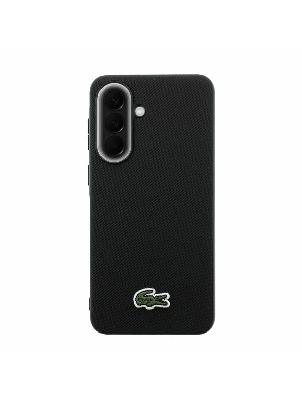 Lacoste Lacoste Iconic Petit Pique Woven Logo MagSafe Stražnji Poklopac za Samsung Galaxy A57 Black
