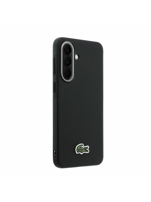 Lacoste Lacoste Iconic Petit Pique Woven Logo MagSafe Stražnji Poklopac za Samsung Galaxy A57 Black