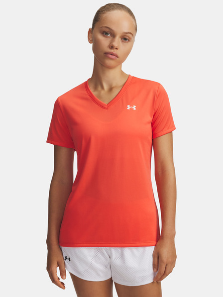 Under Armour Ženski majica Under Armour Tech SSV- Solid-RED
