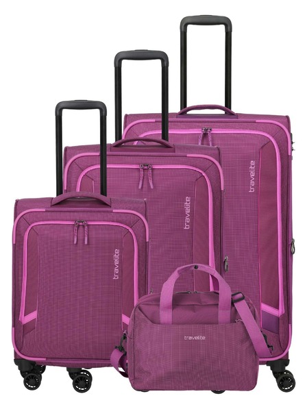 Travelite Set putnih kofora Travelite Corsiica S,M,L,BB Ružičasta