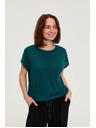 Moodo Bluza s kratkim rukavom zelena Moodo
