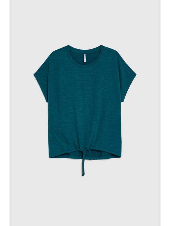 Moodo Bluza s kratkim rukavom zelena Moodo