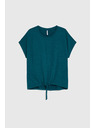 Moodo Bluza s kratkim rukavom zelena Moodo