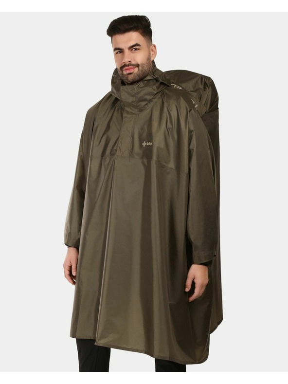 Kilpi Unisex pončo vodootporna jakna Kilpi RAIT-U Khaki