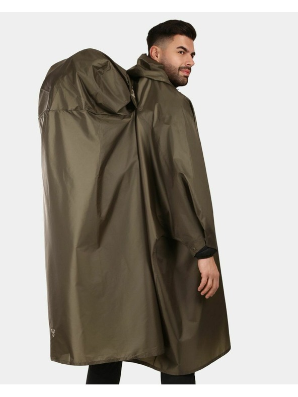 Kilpi Unisex pončo vodootporna jakna Kilpi RAIT-U Khaki