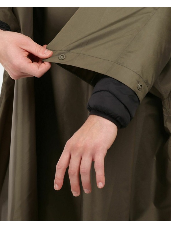 Kilpi Unisex pončo vodootporna jakna Kilpi RAIT-U Khaki