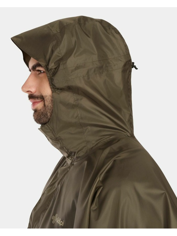 Kilpi Unisex pončo vodootporna jakna Kilpi RAIT-U Khaki