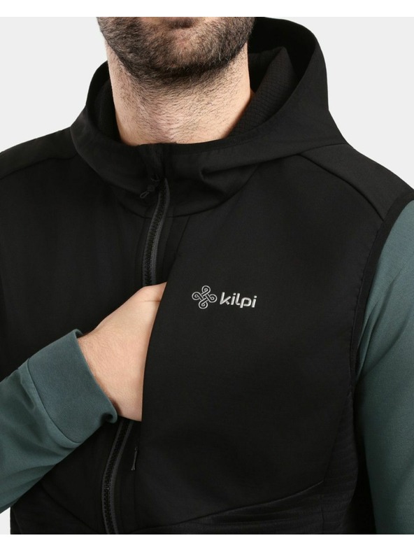 Kilpi Muški hibridni outdoor prsluk Kilpi ENIA-M Crna