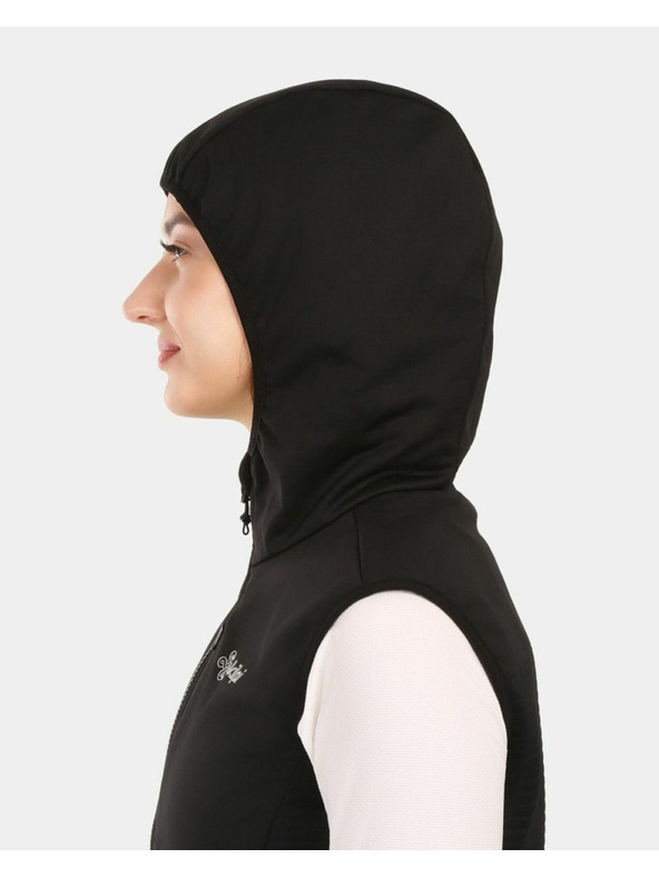 Kilpi Ženski hibridni outdoor prsluk Kilpi ENIA-W Crna