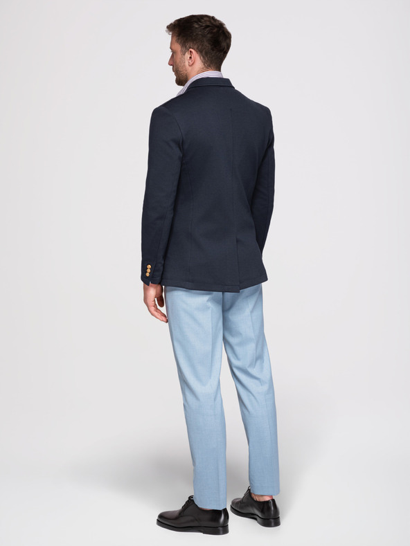 Ombre Clothing Mornarska OM-BLZB-0166 - mornarsko plava Ombre Clothing