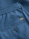 Ombre Clothing Muške hlače chino od lnene smjese - plava denim V5 P1522 Ombre Clothing
