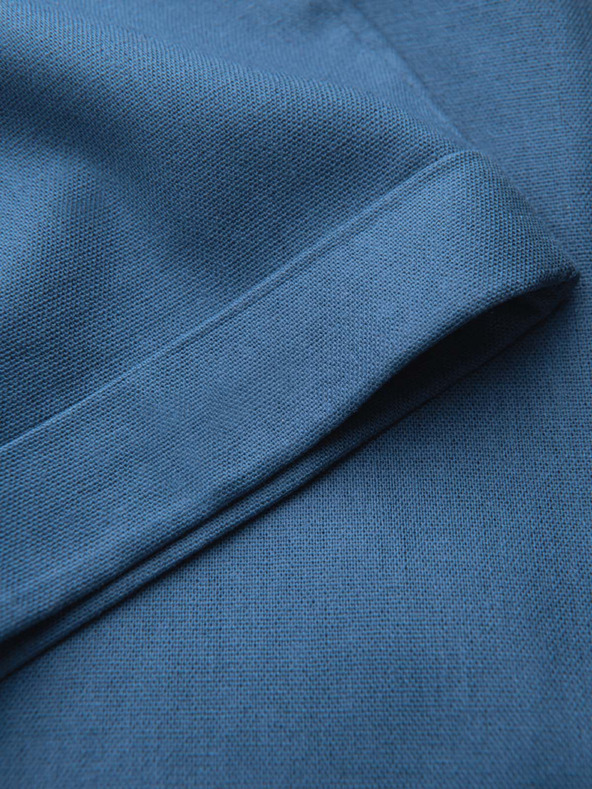 Ombre Clothing Muške hlače chino od lnene smjese - plava denim V5 P1522 Ombre Clothing