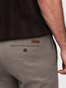 Ombre Clothing Muške chino hlače REGULAR FIT s finom strukturom - sive V1 P1518 Ombre Clothing