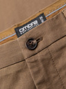 Ombre Clothing Muške chino hlače REGULAR FIT s finom strukturom - tamno bež V2 P1518 Ombre Clothing