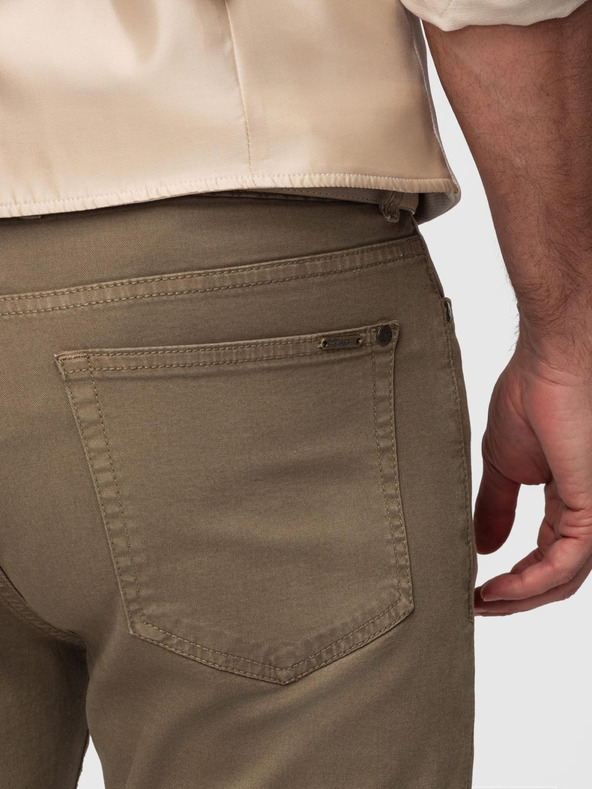 Ombre Clothing Muške chino hlače po mjeri - maslinasto zelene V3 O1523 Ombre Clothing