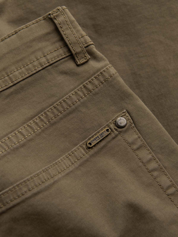 Ombre Clothing Muške chino hlače po mjeri - maslinasto zelene V3 O1523 Ombre Clothing