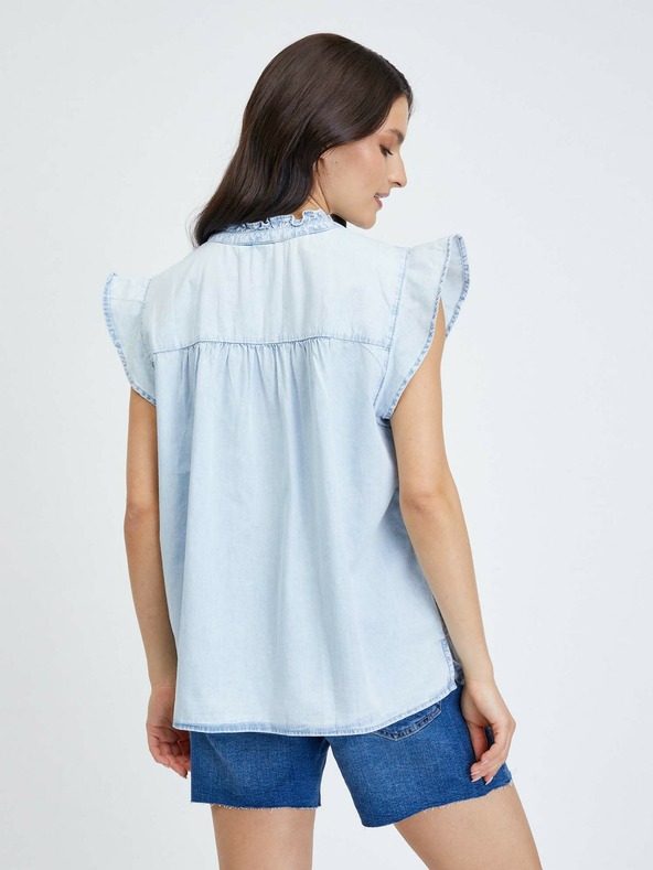 GAP Bluza top s volanima GAP