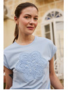Moodo Bluza s aplikacijom svjetloplava Moodo