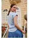 Moodo Bluza s aplikacijom svjetloplava Moodo