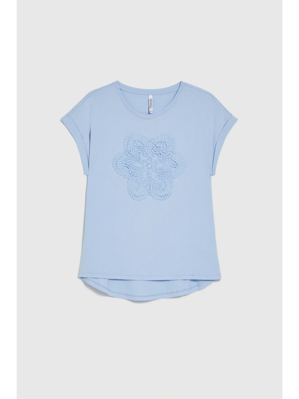 Moodo Bluza s aplikacijom svjetloplava Moodo