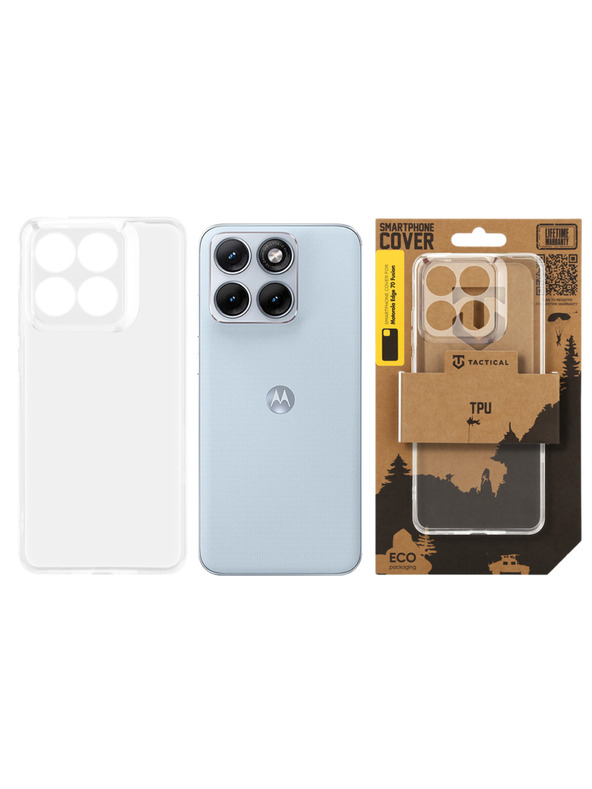 Tactical Tactical TPU Zaštita za Motorola Edge 70 Fusion Transparent