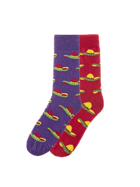 Funky Steps Funky Steps set muskih carapa s motivom sombrera FSC231