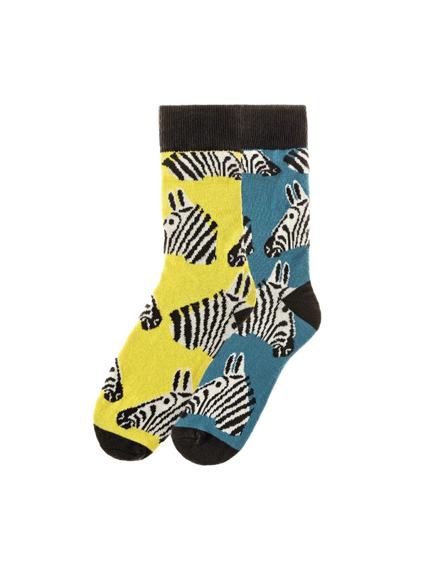 Funky Steps Funky Steps set muskih carapa s motivom zebre FSC200