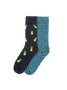 Funky Steps Funky Steps set muskih carapa s motivom ananasa i kaktusu FSC174