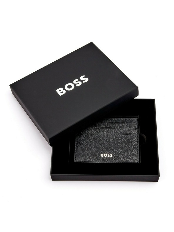 Hugo Boss Crna kozna futrola za kartice Hugo Boss Classic HLC416A