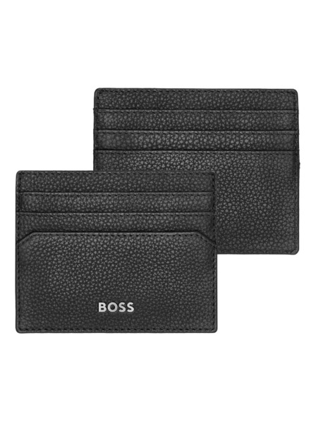 Hugo Boss Crna kozna futrola za kartice Hugo Boss Classic HLC416A