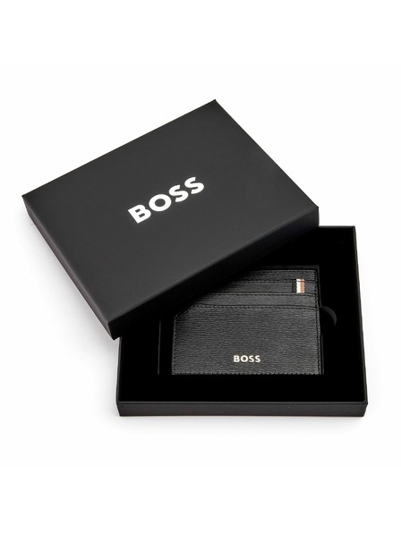 Hugo Boss Crna kozna futrola za kartice Hugo Boss Iconic HLC421A