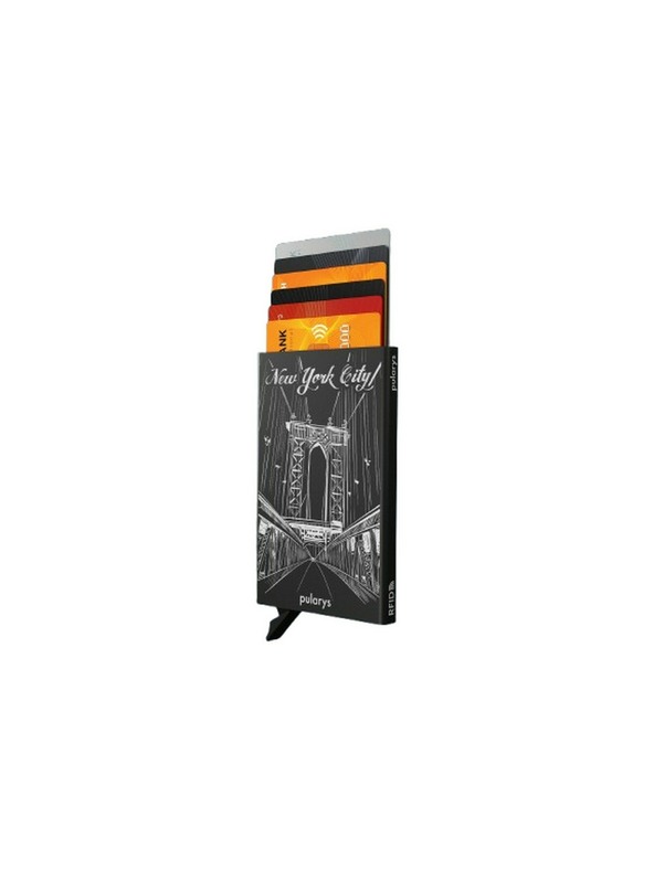 Pularys Futrola za dokumente Pularys Brooklyn crna aluminij 194110801