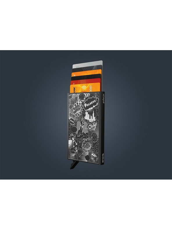 Pularys Torbica za dokumente Pularys Action Comics crna aluminij 191610801