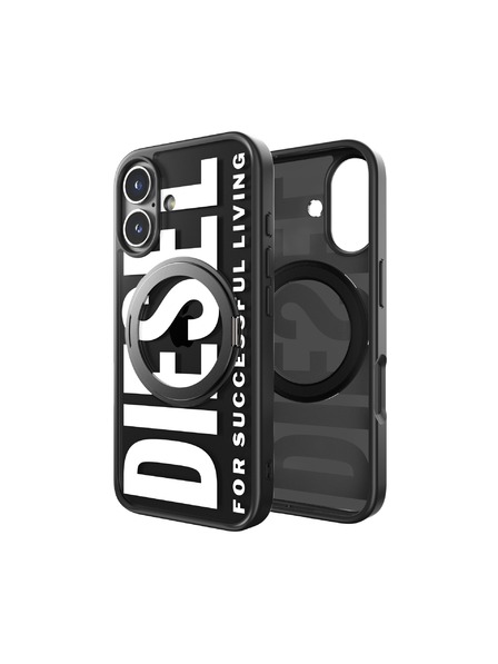 Diesel Diesel zaštita za iPhone 16 sa stalkom i MagSafe crno-bijela 60203