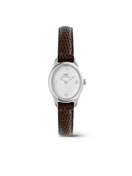 Daniel Wellington Ženski sat Daniel Wellington Ophelia Mini Lizard Guilloché kožni DW00100888
