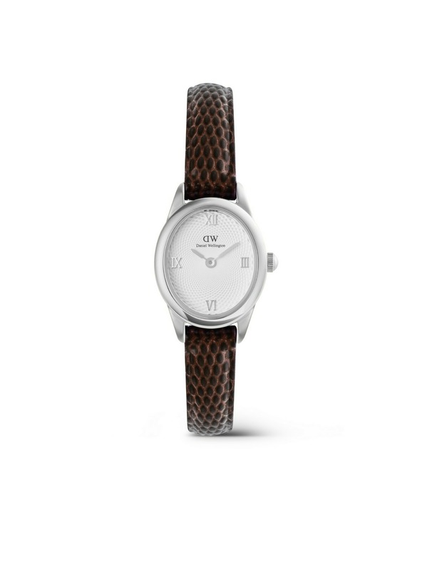 Daniel Wellington Ženski sat Daniel Wellington Ophelia Mini Lizard Guilloché kožni DW00100888