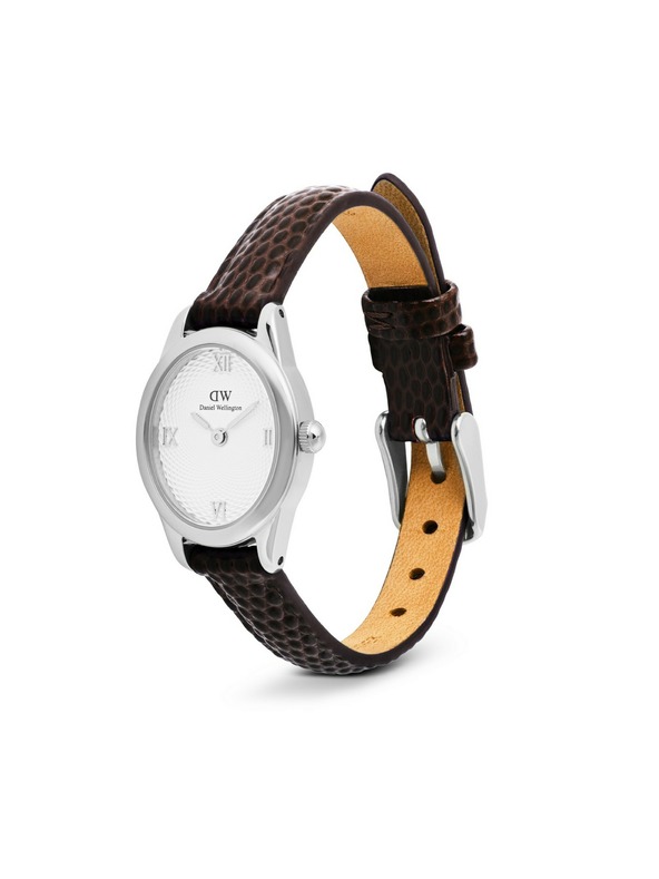 Daniel Wellington Ženski sat Daniel Wellington Ophelia Mini Lizard Guilloché kožni DW00100888