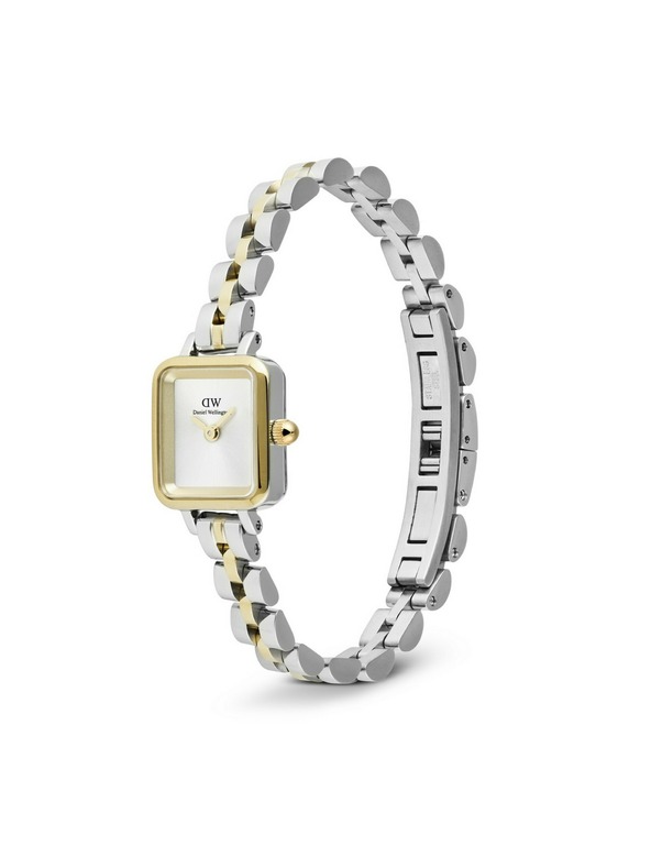 Daniel Wellington Ženski sat Daniel Wellington Quadro Mini Arch 3-Link kvadratni DW00100925