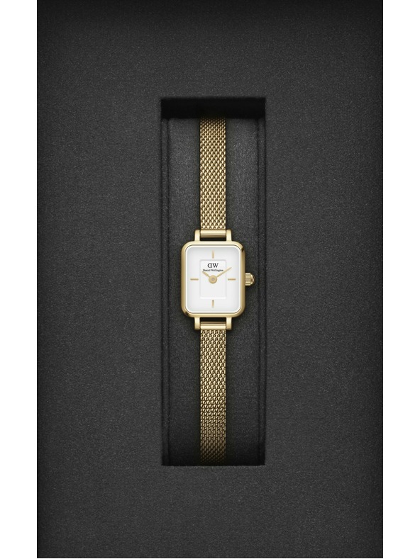 Daniel Wellington Ženski sat Daniel Wellington Quadro Mini Evergold DW00100725