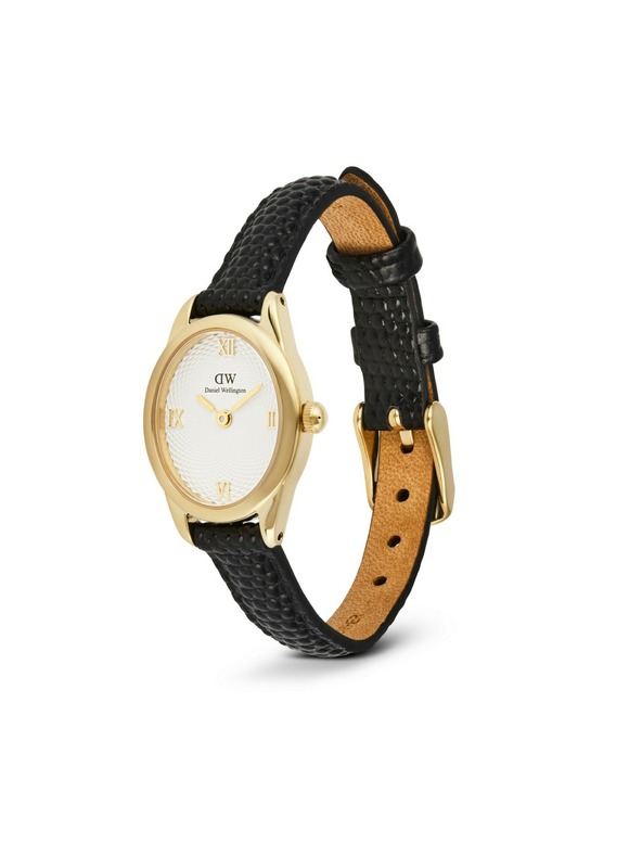 Daniel Wellington Ženski sat Daniel Wellington Ophelia Mini Lizard Guilloché kožni DW00100890